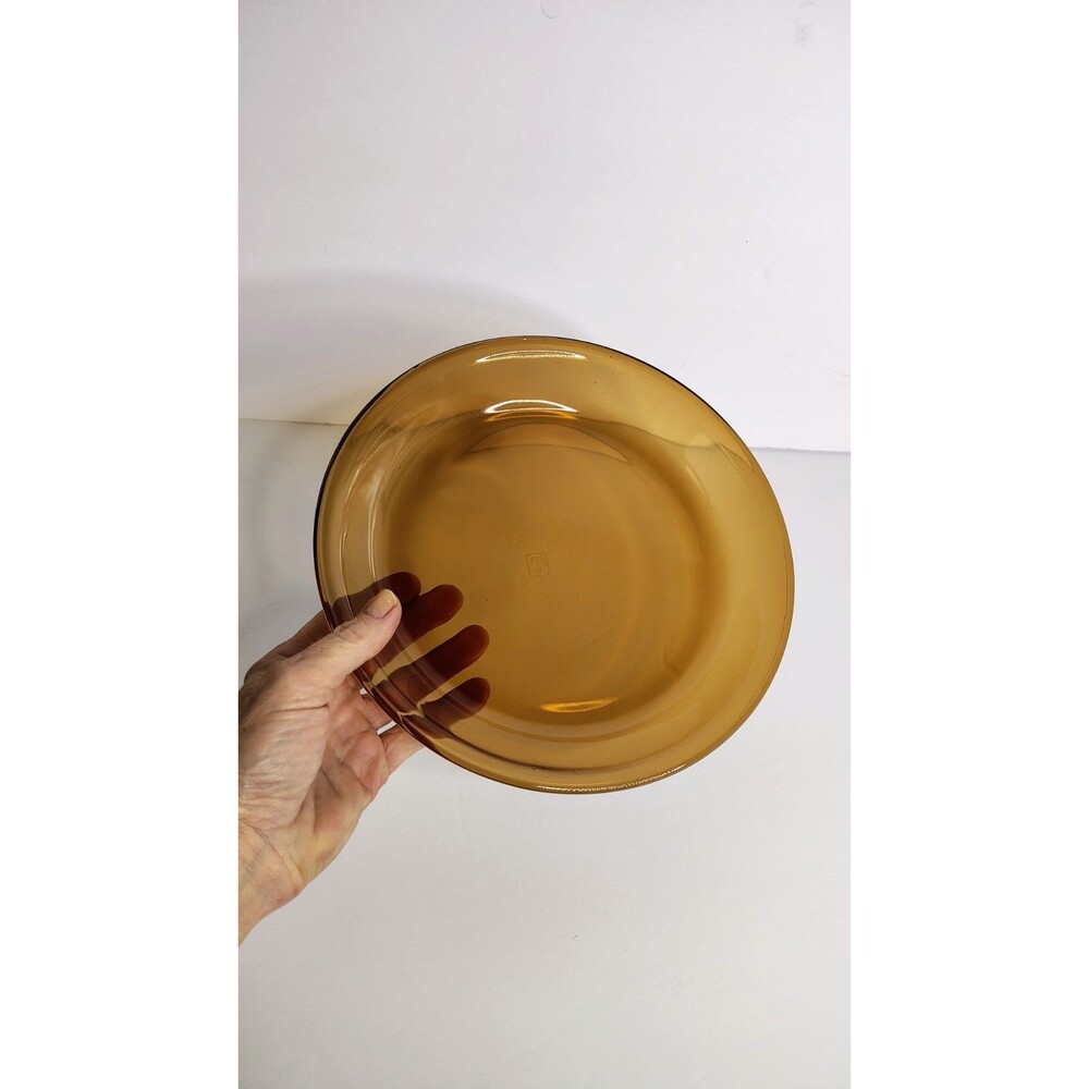 Anchor Hocking Fire King 9" Amber Glass PIE PLATE Pan Dish #460 Baking USA